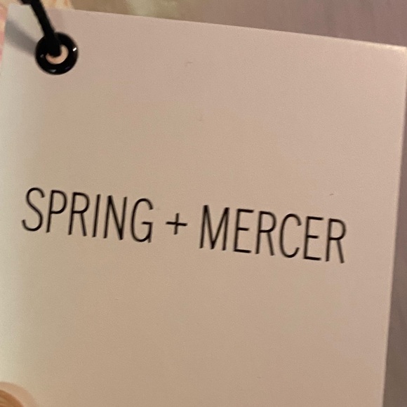 Nwt spring + mercer ladies Dress medium halter summer Spaghetti straps - Picture 4 of 7